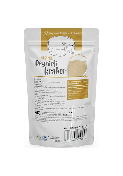 OG natural Organik Peynirli Kraker 100 Gr 100 G