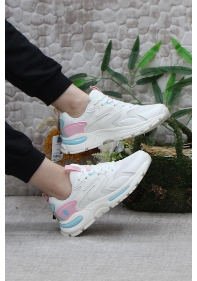 Lumberjack Null Bej Rahat Esnek Sneaker Kadın Spor Ayakkabı 001
