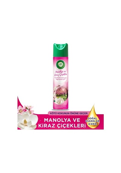 Aerosol Oda Kokusunda Manolya Ve Kiraz Çiçeği Acıbadem