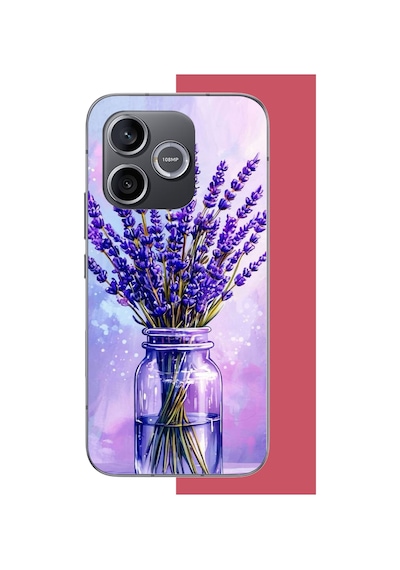 Honor 600 Uyumlu Lavanta Uv Baskılı Silikon Kılıf Renkli