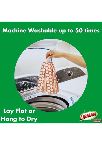 Libman Wonder Mop Head Değiştirme Emici Mikrofiber Kendinden Sıkma Paspas En İyi Paspas Dolumu Makinede Yıkanabilir Çok Yüzeyli Zemin Paspası 3 Yedek Ped