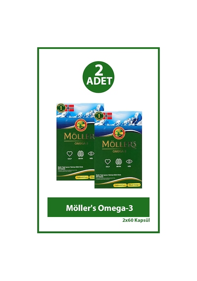 Möller's Omega 3 60 Kapsül 2 Adet