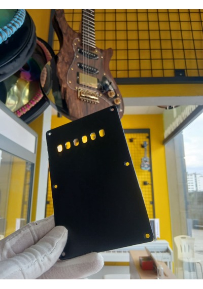 Elektro Gitar Stratocaster Tremolo Arka Yay Kapağı Siyah