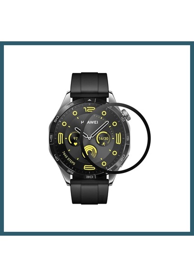 Bezos Huawei Gt4 46mm 22mm Polymer Nano Ekran Koruyucu - Şeffaf Ob