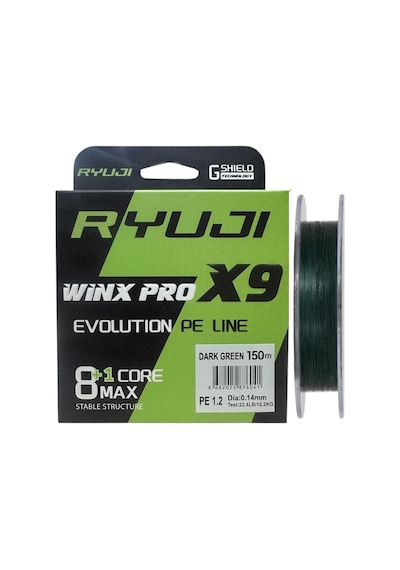 Winx Pro X9 150mt 0.14mm İp Misina Koyu Yeşil