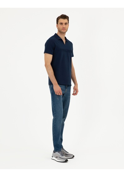 Pierre Cardin Erkek Lacivert Tişört 50296772-vr033 Lacivert