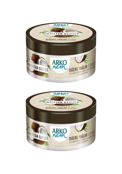 Arko Nem Değerli Yağlar Hindistan Cevizi El ve Vücut Kremi 2 x 250 ML