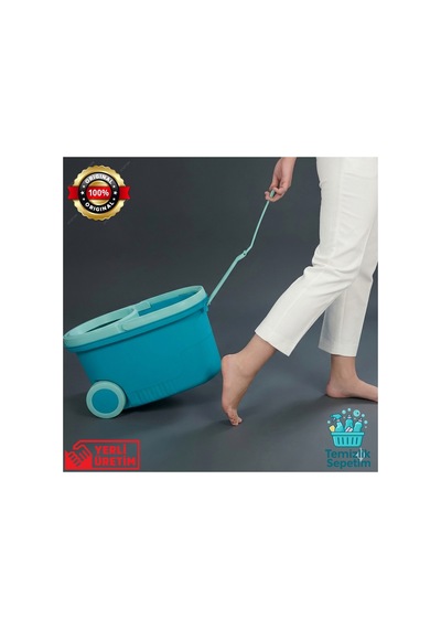 Tekerlekli Taşıma Saplı Comfort Mop Temizlik Seti