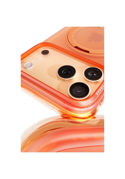 Torras Apple iPhone 17 Pro / 18 Pro Uyumlu Ostand R Air Magsafe Kapak Turuncu