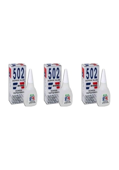 Evobond 502 Japon Yapıştırıcı 3'Lü 20 Gr.