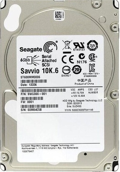Seagate Savvio St600mm0006 600gb 2.5" 10k 6gb/s 9wg066-001 Enterprise Sas Server Sunucu Disk