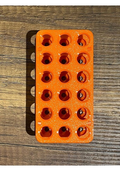 18'li Eppendorf Tüpü Standı Turuncu