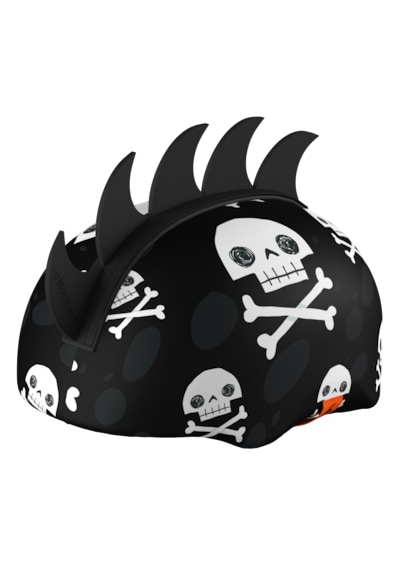Maskara Extreme Mohawk Kask Kılıfı, Snowboard Kayak Bisiklet Kask Kılıfı Beyaz - Siyah
