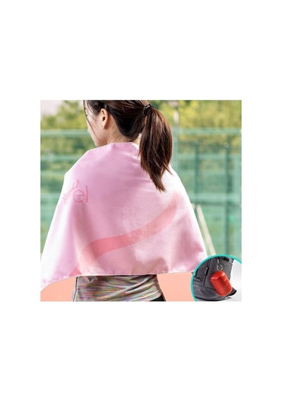 Tr Kırmızı Mikrofiber Havlu 60x120, Günlük, Spor Ve Seyahat Kullanımı Genel