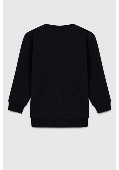 United Colors Of Benetton Erkek Çocuk Bnt-b23342 Sweatshirt Siyah-2128 SIYAH