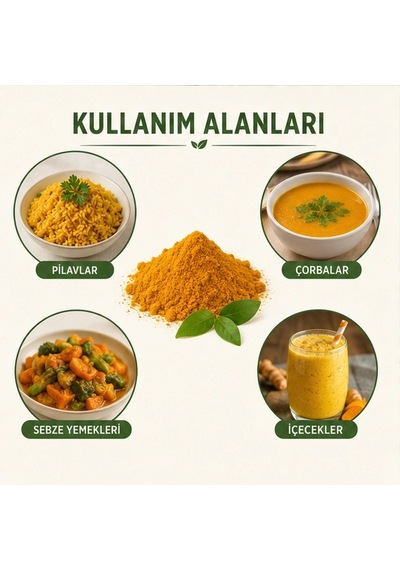 Zerdeçal Öğütülmüş Toz - 50 Gr