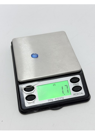 Faset Kesim Doğal Mavi Safir Taşı 1,7 Karat S054