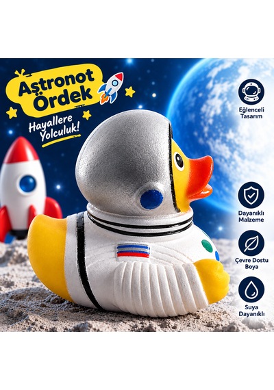 Karakter Tasarım Plastik Ördek Jeep Ördek- Rubber Ördek - Astronot Ördek Diğer