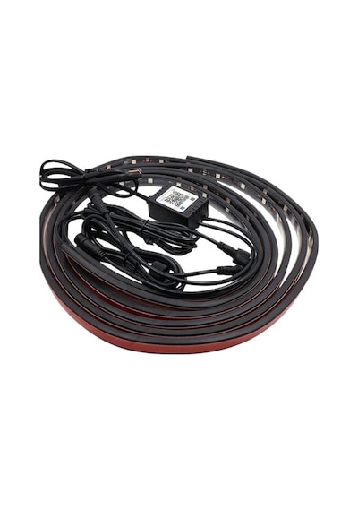 Araç Altı Rgb Led Aydınlatma Şerit Led 4'lü Set 90 120cm App Kontrollü İp68 Su Geçirmez