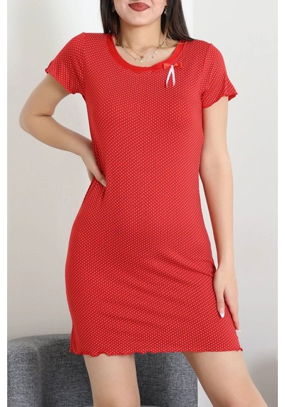 Modi Gecelik Elbise Red - 52358.2161. Kırmızı
