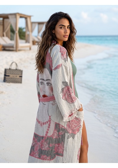 Brandsmiths Frida Kahlo Kimono Sarı