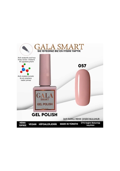 Gala Smart Classic Kalıcı Oje 10 Mle No:057