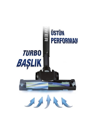 Aır Power Turbo Süpürücü Gövde Siyah