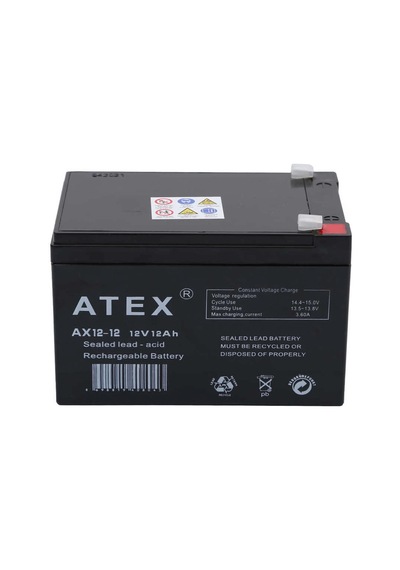 Atex Ax12-12 12v 12ah Akü