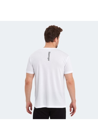 Slazenger Odalıs I Erkek Kısa Kol T-Shirt Beyaz St13Te118-000 001