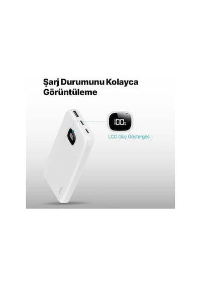Ttec 2BB205B Lcd 10.000 mAh Powerbank