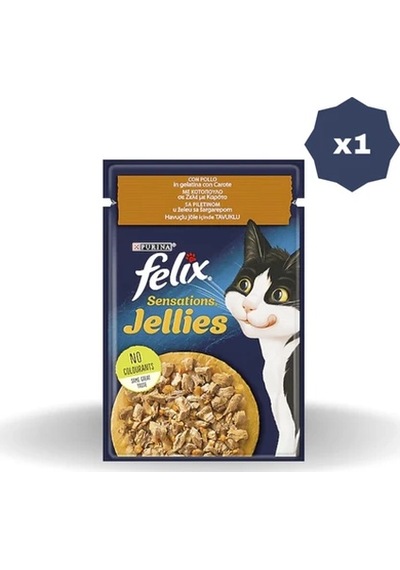 Felix Kedi Yaş Mama Tavuklu Ve Havuçlu 85 Gr - 1 Adet