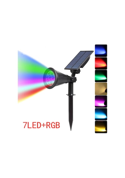 Exeo Solar Rgb Led Bahçe Aydınlatma Güneş Enerjili Lamba 1 Adet