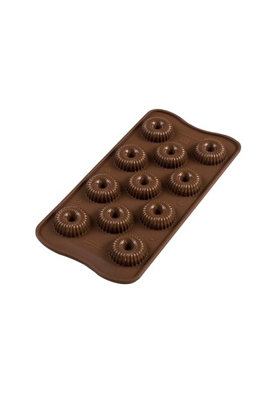 22.149.77.0065 Silikomart Scg49 Choco Crown Silikon Kalıp Kahverengi