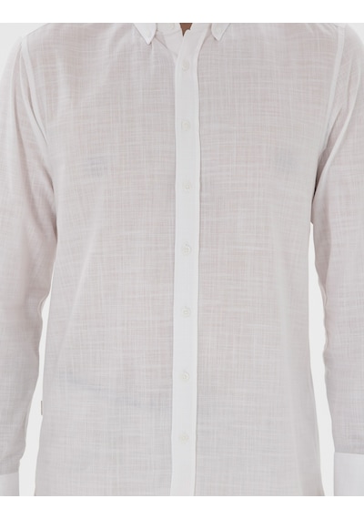 Pierre Cardin Erkek Beyaz Gömlek Desenli 50302710-vr013 Beyaz
