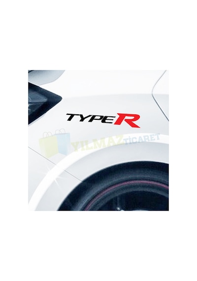 Honda Typer Yan Kapı Altı Oto Sticker Yapıştırma Etiket 2 Adet