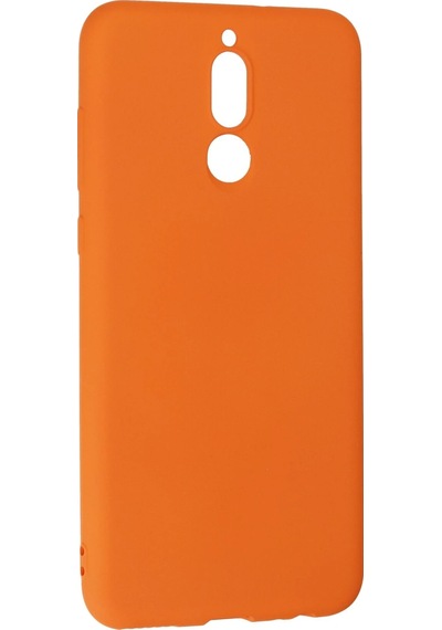 Newface Huawei Mate 10 Lite Kılıf Nano İçi Kadife Silikon Semeglbl - 86 - Turuncu