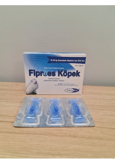 Fibroe Köpek Damlası 10 - 20 Kg Dış Parazit 3 Pipet