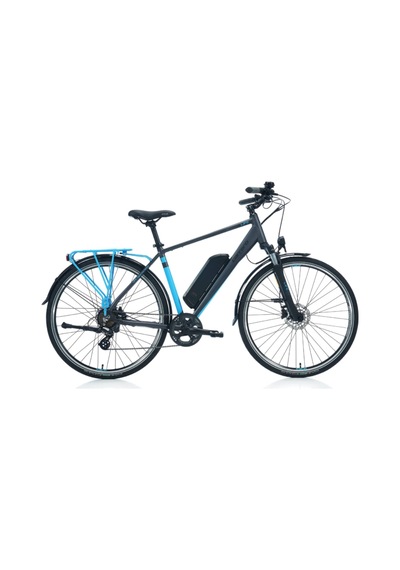 Carraro E-line Elife 2.1 28 Jant 470h 7 Vites H.dısc Elektrikli Şehir Bisikleti Antrasit Mavi-siyah Çok Renkli