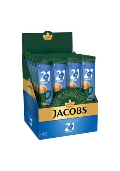 Jacobs 2'si 1 Arada Kutu 40 X 16g Karışım Kahve Granül