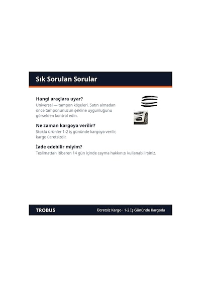 Trobus Karbon Desenli Çamurluk Ağzı Ventil Çıtası Kabartma 4 Parça Siyah