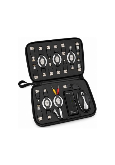 17 Parça Usb Adaptör Gezgin Kiti Usb Hub Ve Dönüştürücüler