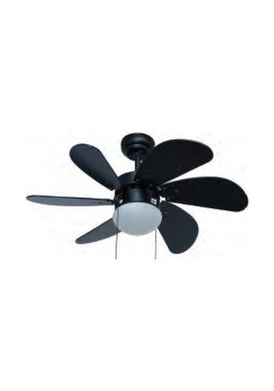 Vanti 60 W 77 Cm 30inç Siyah Ahşap Tavan Armatür Kcf279