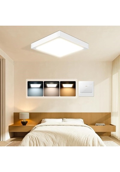 Alusso 24w Ultra Slim Led Ceiling Light - Cct Değiştirilebilir Tavan Lambası Diğer
