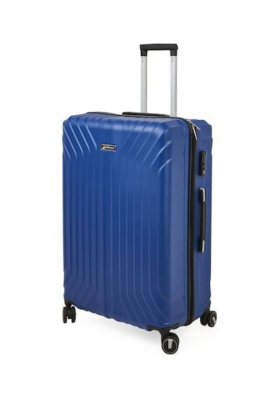 Hoffmannss Vertical Line Büyük Boy Abs Valiz - Gece Mavisi - 76x52x30 Cm Çok Renkli