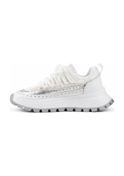 Stato Regina Kalın Tabanlı Şık Günlük Kadın Sneaker Beyaz