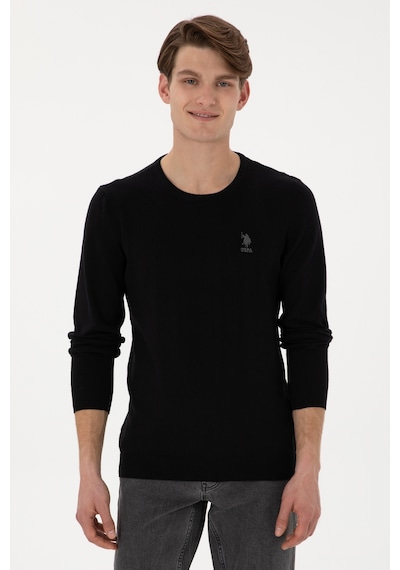 U.s. Polo Assn. Erkek Siyah Kazak /triko 50288880-vr046 Siyah