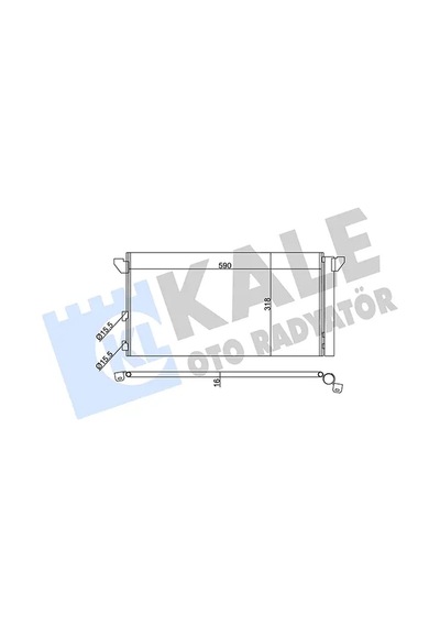 Klima Radyatörü - Fiat Panda - Kale-345675
