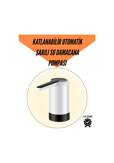Taşınabilir Şarjlı Damacana Su Pompası Hijyenik Tasarım Çok Renkli