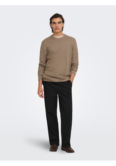 Jack & Jones Only&sons Erkek Rahat Kesim Pantolon 22038975 Siyah