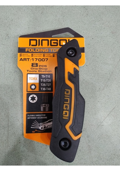 Dıngoı Torx Allen Yıldız Alyan Çakı 8 Parça